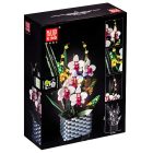 Mould King 10025 Eternal Butterfly Bouquet virágcsokor modell, 1158 db-os készlet, állítható elrendezéssel
