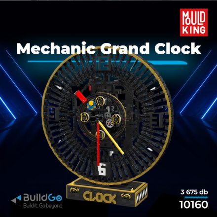 Mould King 10160 Cyberpunk mechanikus óra technikai modell építőkészlet 3675 db-os készlet, motoros és app vezérelt működéssel