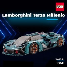  GULY 10611 Lamborghini Terzo Millennio technikai modell, 3466 db-os készlet, statikus kivitel