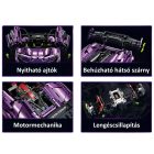 GULY 10617 McLaren P1 Hypercar technikai modell, 3568 db-os készlet, statikus kivitel