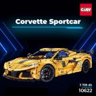 GULY 10622 Corvette sportautó technikai modell, 3788 db-os készlet, statikus kivitel