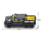 Reobrix 11001 Brabus G700 6×6 távirányítós terepjáró 2162 db-os építőkészlet