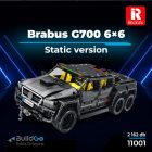 Reobrix 11001 Brabus G700 6×6 terepjáró 2162 db-os építőkészlet, statikus modell