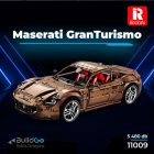 Reobrix 11009 GranTurismo sportautó technikai modell építőkészlet 5480 db-os készlet, 1:8 méretarányú prémium kivitel