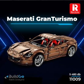   Reobrix 11009 GranTurismo sportautó technikai modell építőkészlet 5480 db-os készlet, 1:8 méretarányú prémium kivitel