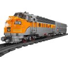 Mould King 12018S USA EMD F7 WP dízelmozdony – távirányítós 1751 db-os építőkészlet