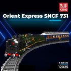 Mould King 12025 Orient Express SNCF 231 gőzmozdony technikai modell, 3898 db-os készlet, motoros kivitel