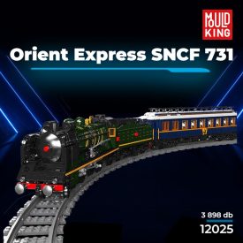   Mould King 12025 Orient Express SNCF 231 gőzmozdony technikai modell, 3898 db-os készlet, motoros kivitel