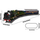 Mould King 12025 Orient Express SNCF 231 gőzmozdony technikai modell, 3898 db-os készlet, motoros kivitel