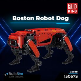   Mould King 15067S Boston robotkutya építőkészlet, 921 db-os készlet, távirányítós és app vezérléssel