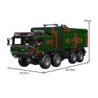 Mould King 20045 8x4 rakétás teherautó építőkészlet, 3594 db-os készlet, távirányítós és motoros funkciókkal