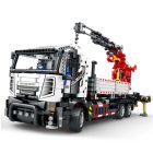 Reobrix 22011 többfunkciós darus teherautó építőkészlet, 2178 db-os készlet, távirányítós és motoros funkciókkal