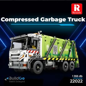   Reobrix 22022 kukásautó technikai modell építőkészlet 1355 db-os készlet, működő emelő mechanikával