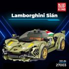 Mould King 27003 Lamborghini Sian modell, 364 db-os készlet, sportos kialakítással