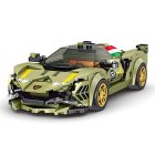 Mould King 27003 Lamborghini Sian modell, 364 db-os készlet, sportos kialakítással
