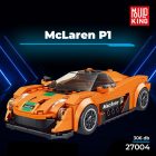 Mould King 27004 McLaren P1 modell, 306 db-os készlet, sportos kialakítással