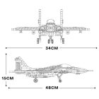 Reobrix 33024 MIG-29 vadászrepülő technikai modell, 1387 db-os készlet