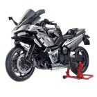 GULY 60525 Kawasaki Racing Motorcycle technikai modell, 2156 db-os készlet, statikus kivitel