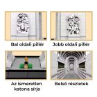 Reobrix 66024 Diadalív modell, 3718 db-os készlet, részletgazdag kiállítható kivitel