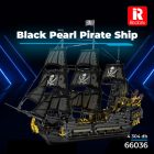 Reobrix 66036 Black Pearl kalózhajó 4304 db-os készlet, részletgazdag kiállítható modell