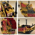 Reobrix 66049 Revenge Pirate Ship kalózhajó építőkocka készlet 5666 db-os készlet