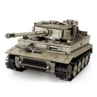 Reobrix 77031 Tiger I harckocsi építőkészlet, 1138 db-os készlet, részletgazdag belső elemekkel